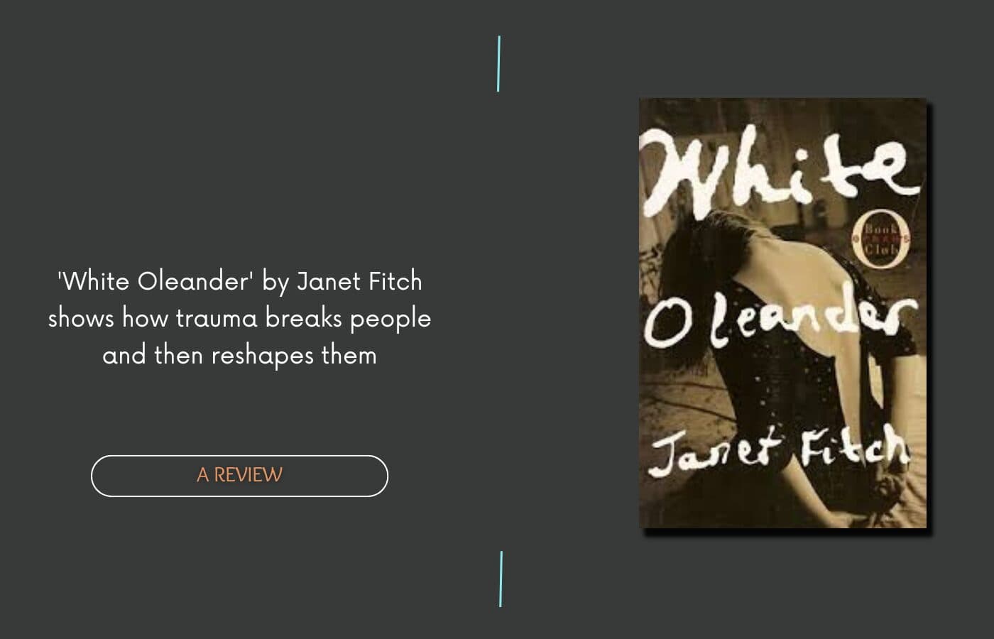 White Oleander by Janet Fitch - Beauty, brutality, and the long shadow of a mother’s love