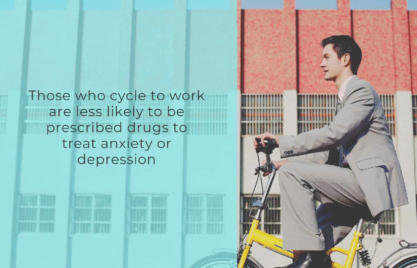 Cycling to work results in improved mental health outcomes