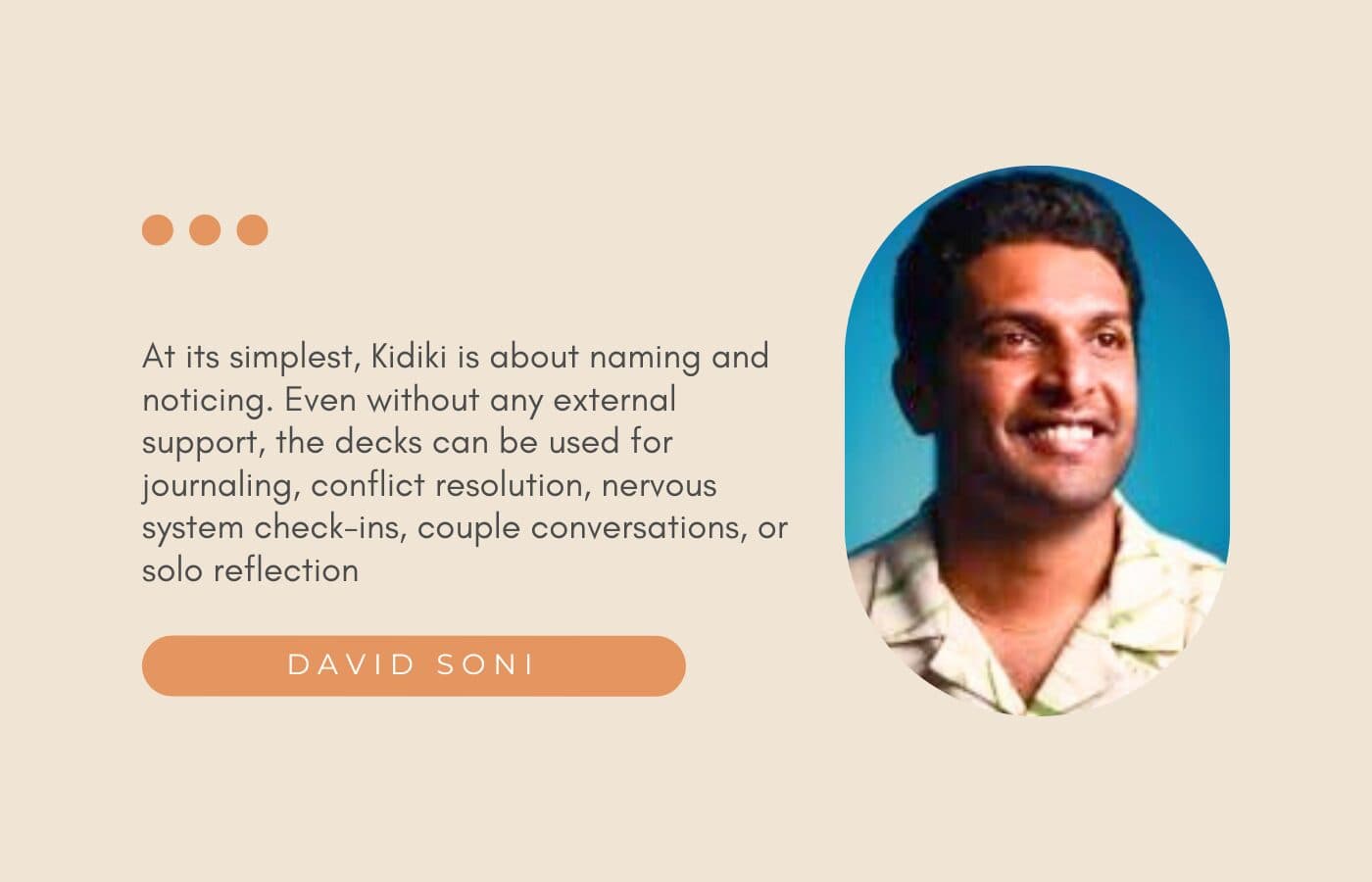 Opening the window within: The journey of Kidiki