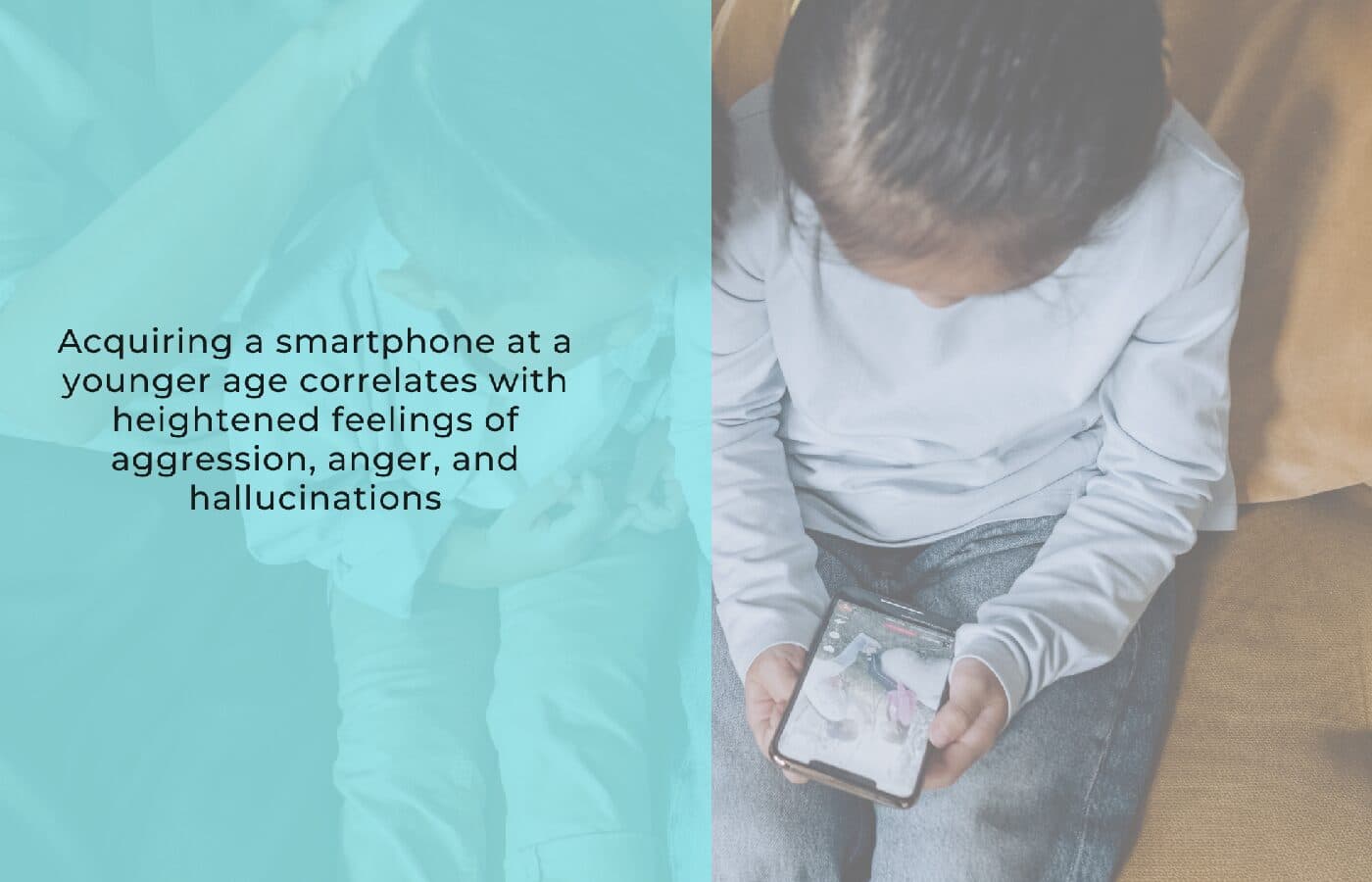 Early smartphone use linked to rising aggression and mental health issues in teens