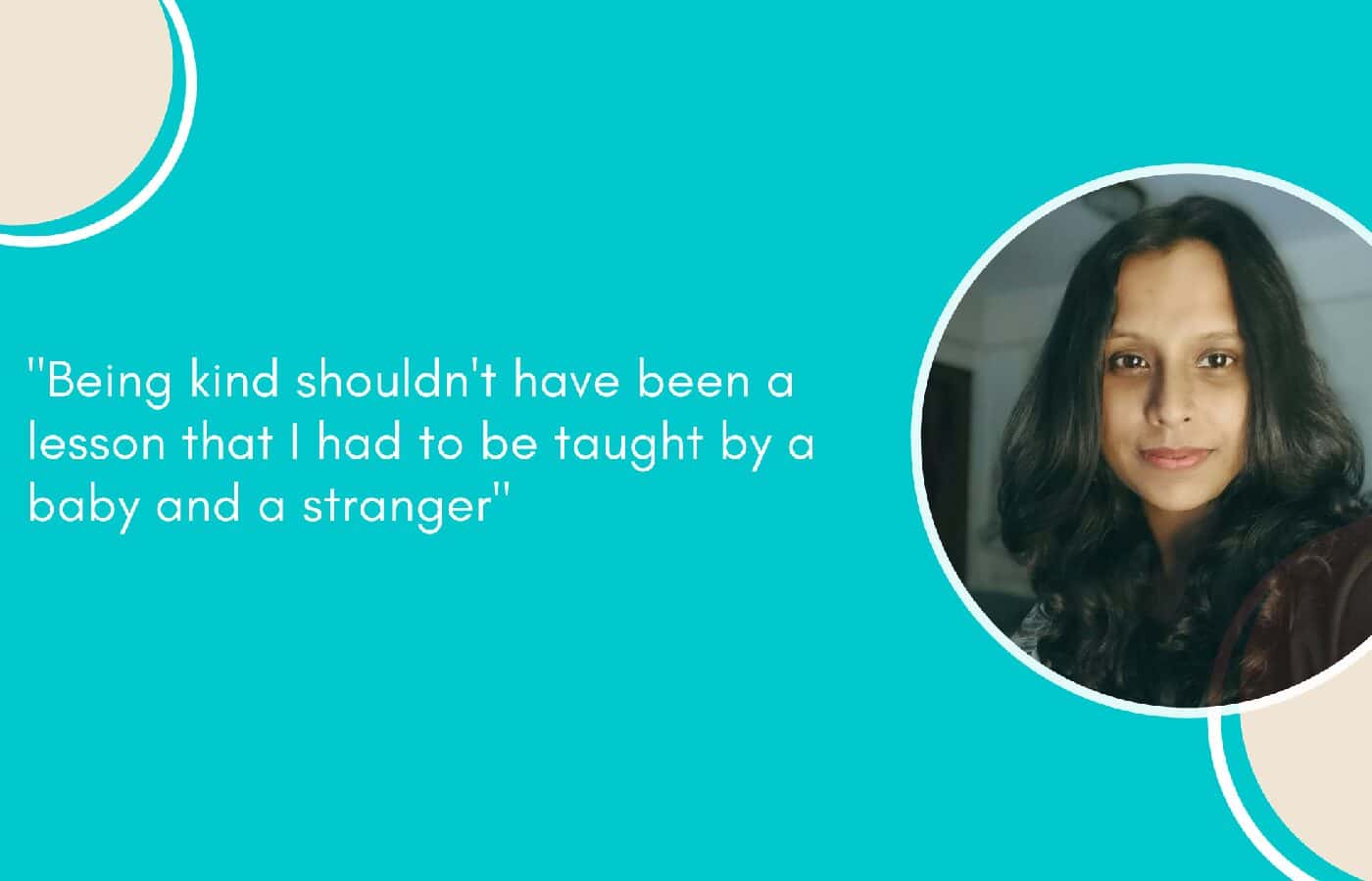 Lessons in kindness from babies and strangers