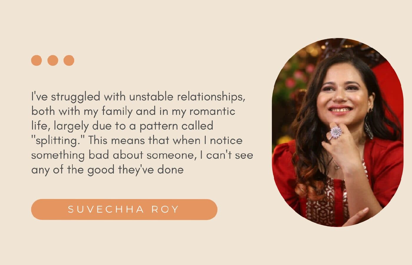 From struggle to strength: Suvechha Roy's story of BPD and resilience