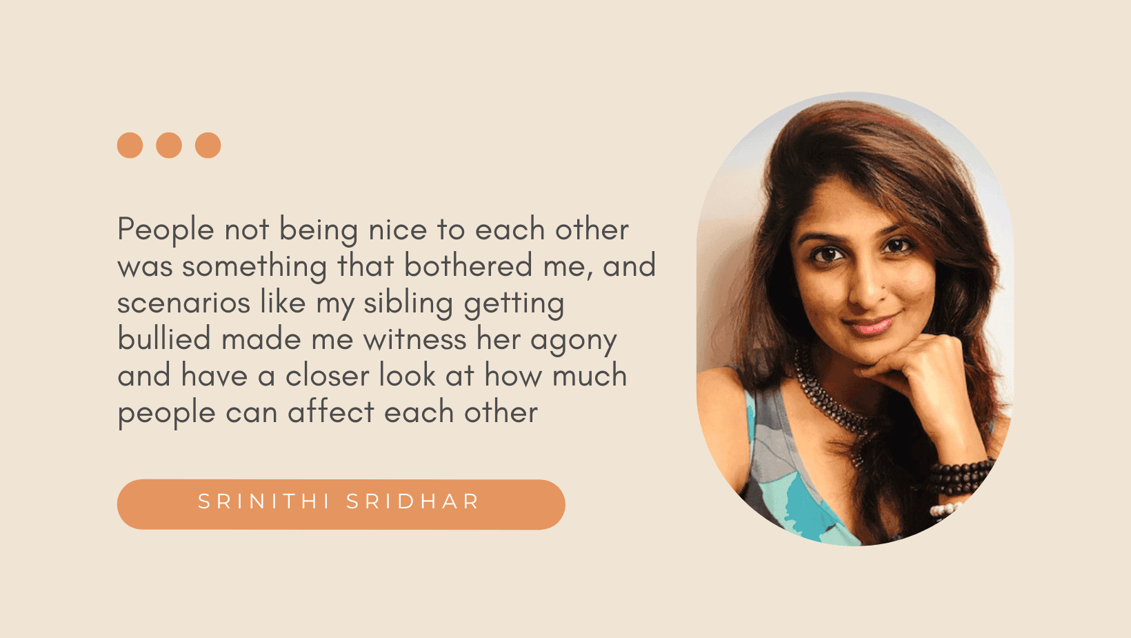 Talking trauma and its many facets with Srinithi Sridhar