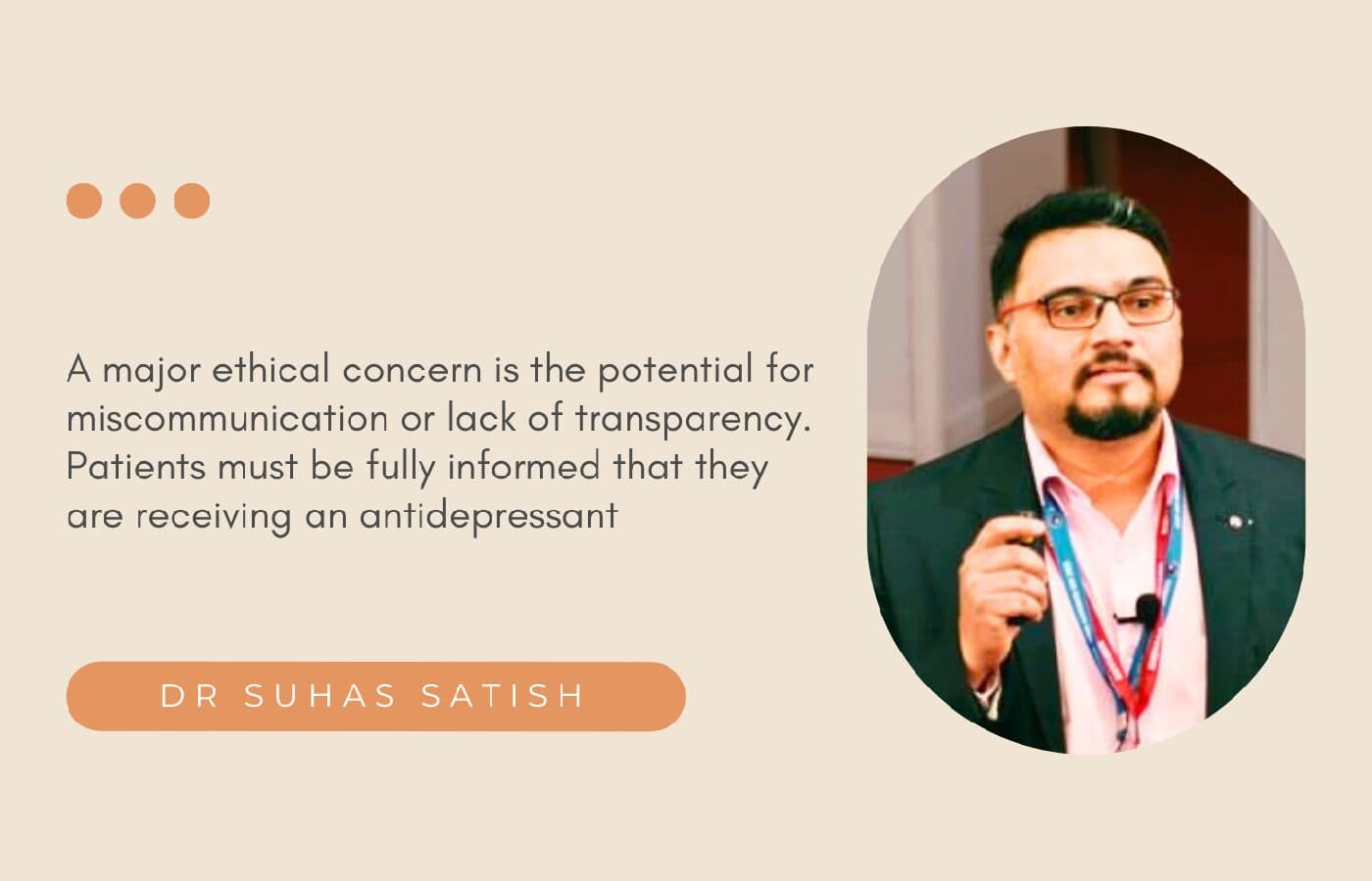 "Prescribing antidepressants for off-label uses such as insomnia is not uncommon" - Dr. Suhas Satish